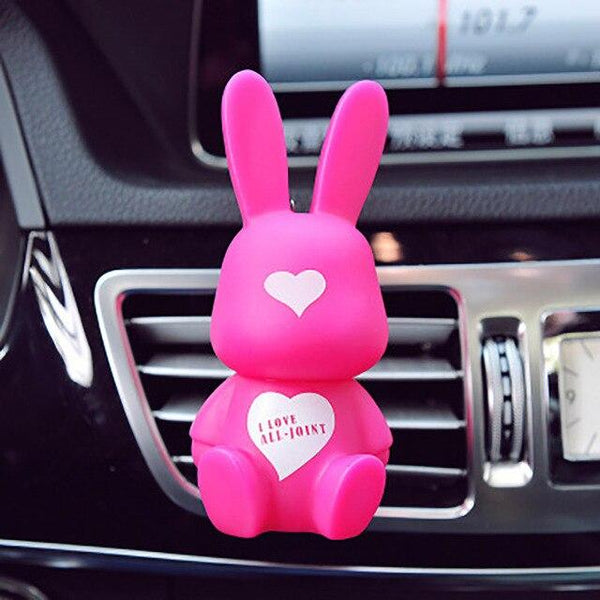 JOORMOM Baby Rabit car air-conditioning outlet perfume CLIP car perfume car decorations rhinestone pink car accessories
