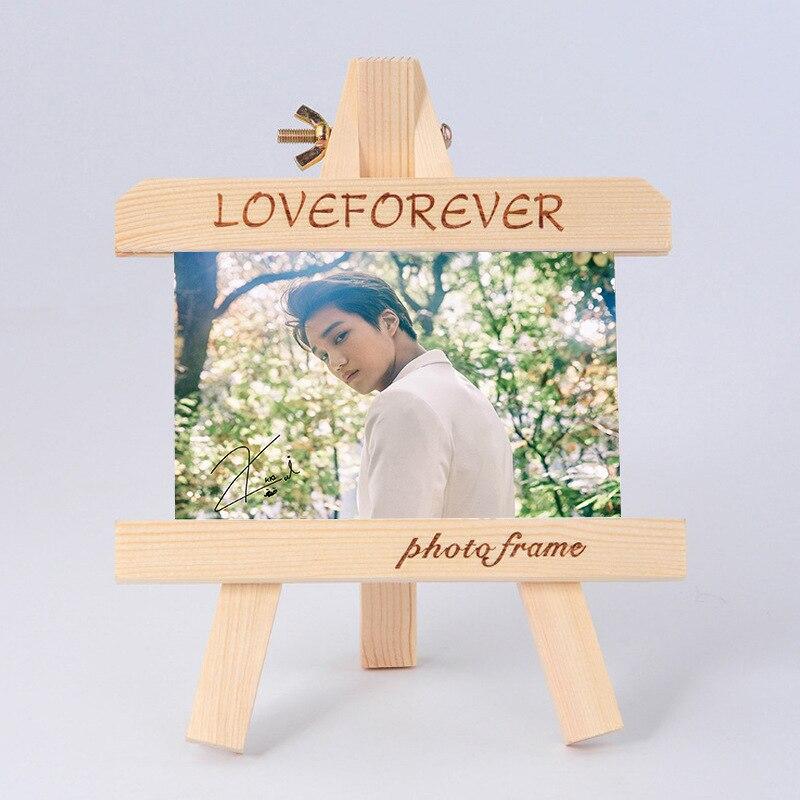 [MYKPOP]EXO KAI Wood Frame + Photo PLANET4 KPOP Fans Collection SA18090308