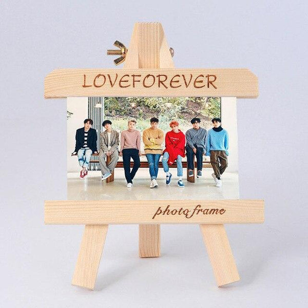[MYKPOP]SUPER JUNIOR SJ Wood Frame + Photo KPOP Fans Collection SA18083105