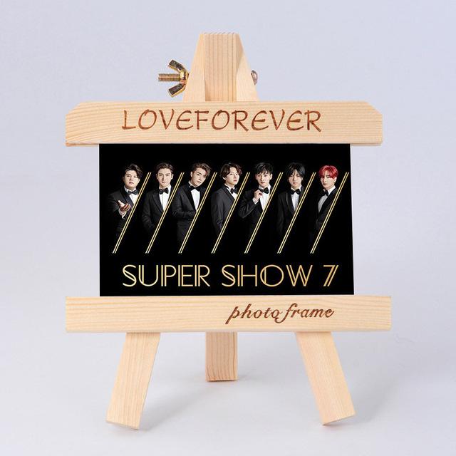 [MYKPOP]SUPER JUNIOR SJ Wood Frame + Photo KPOP Fans Collection SA18083105