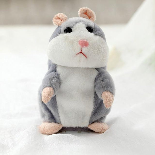 Dropshipping Promotion 15 cm Sweet Talking hamster Speak Sound Recording Repeat Plush kawaii hamster animal Toys