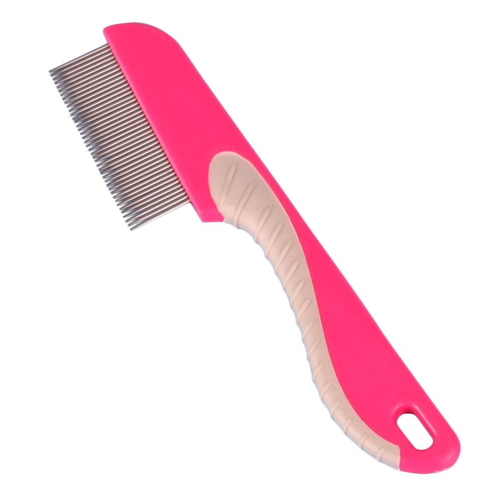 New Pet Puppy Dog Cat Stainless Steel Comb Long Hair Shedding Grooming Flea Comb