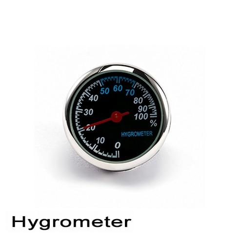 Hippcron Car Digital Thermometer/Clock/Hygrometer Pointer Air Conditioning Outlet Clip Ornament Auto Watch Quartz Clock
