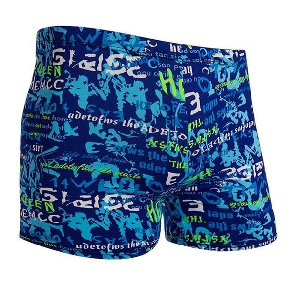 Men's Polyester Swimwear Shorts Natatorium Hot Spring Swimming Trunk Offshore Beach Swimming Pool Home Leisure Pants Swim Shorts