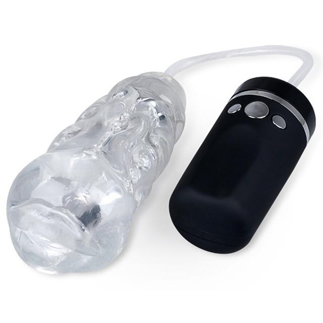 LUOGE Blowjob Sex Toys for Men Suck Toys Vibrating Oral Sex Machine Electric Male Masturbator Adult Sex Products Masculino