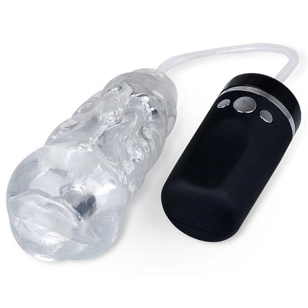 LUOGE Blowjob Sex Toys for Men Suck Toys Vibrating Oral Sex Machine Electric Male Masturbator Adult Sex Products Masculino
