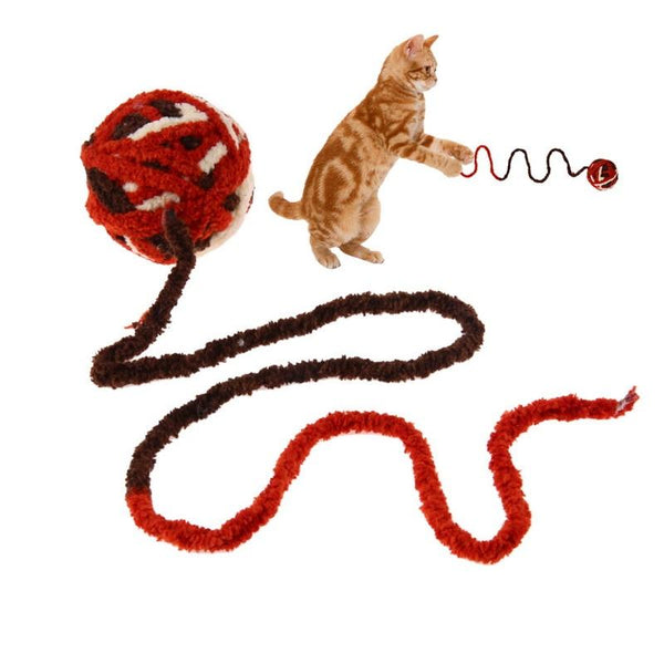 5.5cm Wool Ball Toy Pet Dog Cat Kitten Teaser Playing Play Chew Rattling Scratch Catch Toys Rope Weave Ball