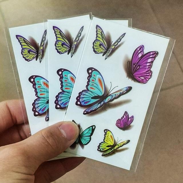 Waterproof Temporary Tattoo Sticker of body Love wave tattoo small size tatto stickers flash tatoo fake tattoos for girl women