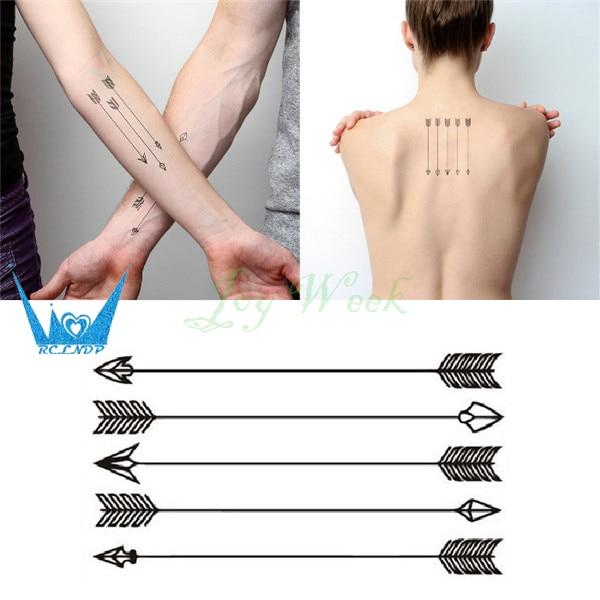 Waterproof Temporary Tattoo Sticker of body Love wave tattoo small size tatto stickers flash tatoo fake tattoos for girl women