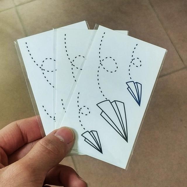 Waterproof Temporary Tattoo Sticker of body Love wave tattoo small size tatto stickers flash tatoo fake tattoos for girl women
