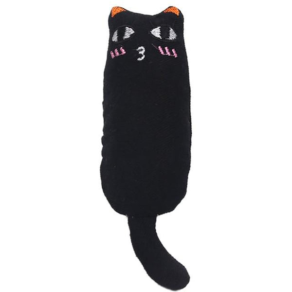 1Pc Mini Cute Pet Plush Toys Claws Thumb Bite Cat Mint Scratcher Teeth Grinding Catnip Cat Toy Interactive Tools Pet Supplies