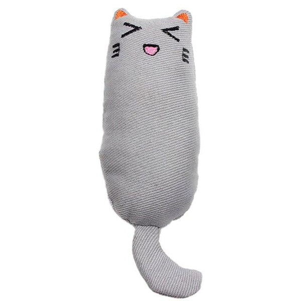 1Pc Mini Cute Pet Plush Toys Claws Thumb Bite Cat Mint Scratcher Teeth Grinding Catnip Cat Toy Interactive Tools Pet Supplies