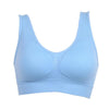 1PC Women Girls Padded Seamless Bra Vest Tops Rimless Bras Plus Size New