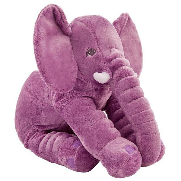 40/60cm Height Large Plush Elephant Doll Toy Kids Sleeping Back Cushion Cute Stuffed Elephant Baby Accompany Doll Xmas Gift