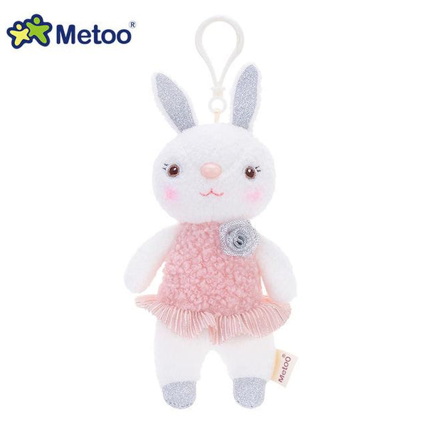 Metoo Doll Stuffed Toys Plush Animals Soft Baby Boy Kids Toys for Children Girls Boys Kawaii Mini Angela Rabbit Pendant Keychain