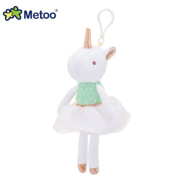 Metoo Doll Stuffed Toys Plush Animals Soft Baby Boy Kids Toys for Children Girls Boys Kawaii Mini Angela Rabbit Pendant Keychain