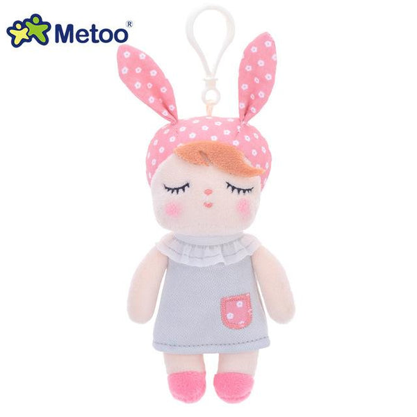 Metoo Doll Stuffed Toys Plush Animals Soft Baby Boy Kids Toys for Children Girls Boys Kawaii Mini Angela Rabbit Pendant Keychain