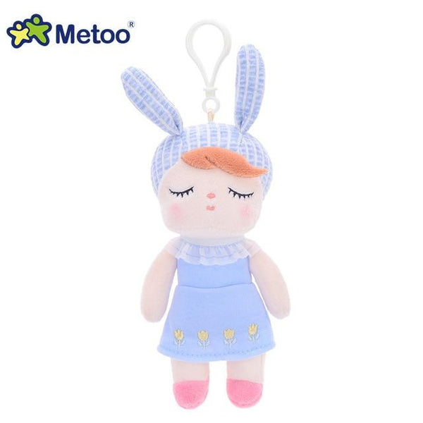 Metoo Doll Stuffed Toys Plush Animals Soft Baby Boy Kids Toys for Children Girls Boys Kawaii Mini Angela Rabbit Pendant Keychain