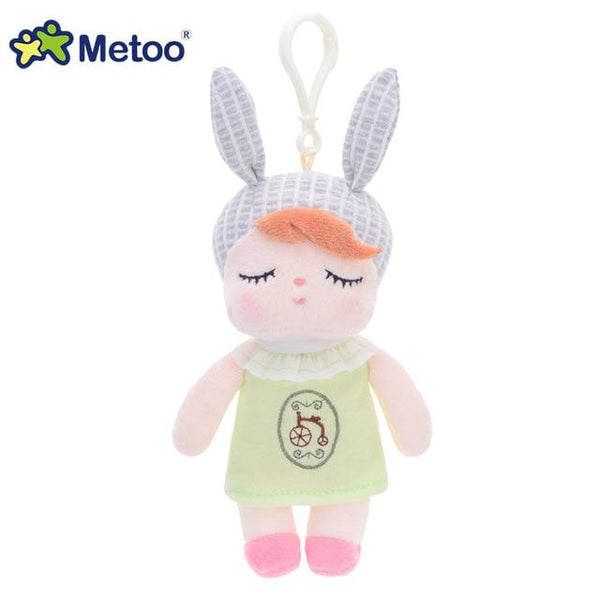 Metoo Doll Stuffed Toys Plush Animals Soft Baby Boy Kids Toys for Children Girls Boys Kawaii Mini Angela Rabbit Pendant Keychain