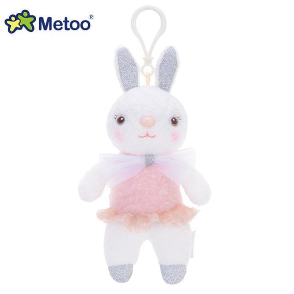 Metoo Doll Stuffed Toys Plush Animals Soft Baby Boy Kids Toys for Children Girls Boys Kawaii Mini Angela Rabbit Pendant Keychain