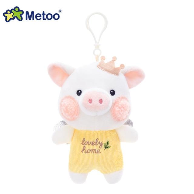 Metoo Doll Stuffed Toys Plush Animals Soft Baby Boy Kids Toys for Children Girls Boys Kawaii Mini Angela Rabbit Pendant Keychain