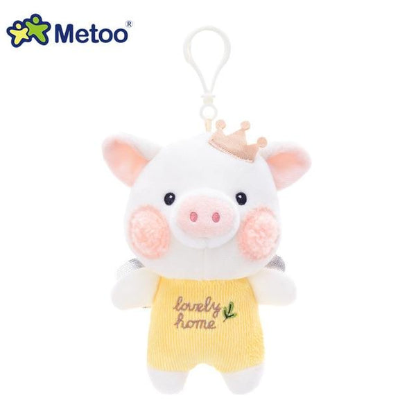 Metoo Doll Stuffed Toys Plush Animals Soft Baby Boy Kids Toys for Children Girls Boys Kawaii Mini Angela Rabbit Pendant Keychain