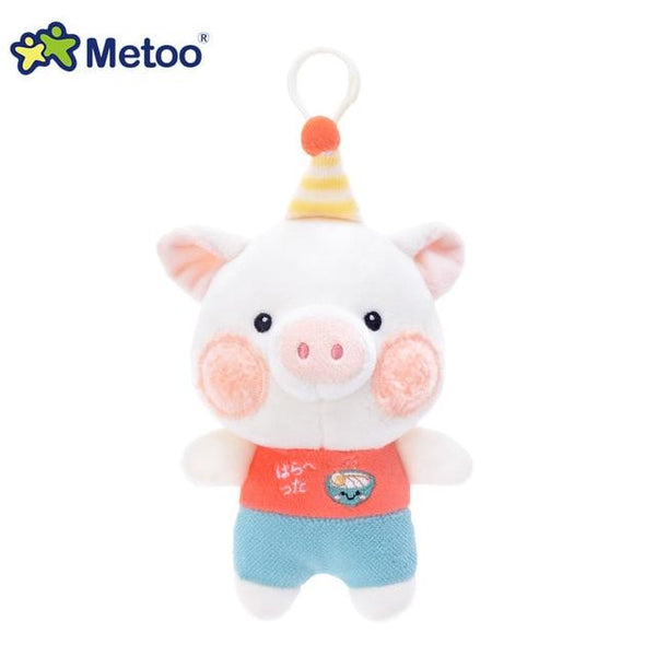 Metoo Doll Stuffed Toys Plush Animals Soft Baby Boy Kids Toys for Children Girls Boys Kawaii Mini Angela Rabbit Pendant Keychain