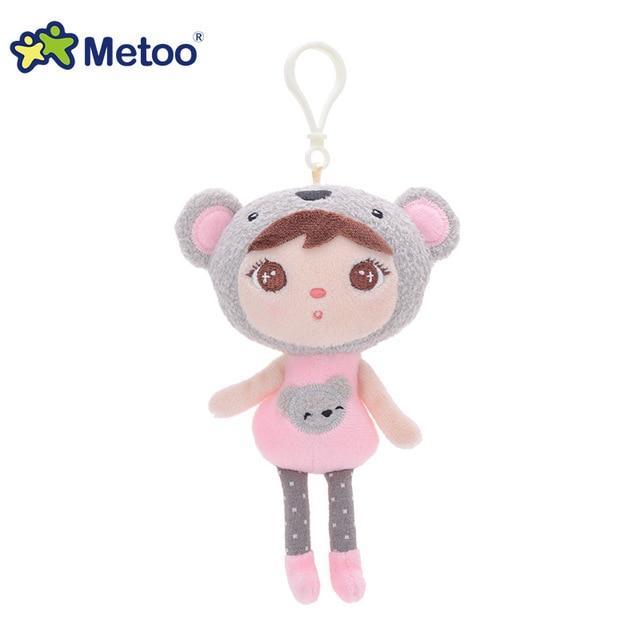 Metoo Doll Stuffed Toys Plush Animals Soft Baby Boy Kids Toys for Children Girls Boys Kawaii Mini Angela Rabbit Pendant Keychain