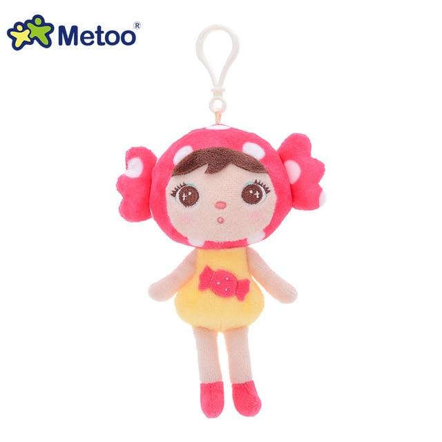Metoo Doll Stuffed Toys Plush Animals Soft Baby Boy Kids Toys for Children Girls Boys Kawaii Mini Angela Rabbit Pendant Keychain