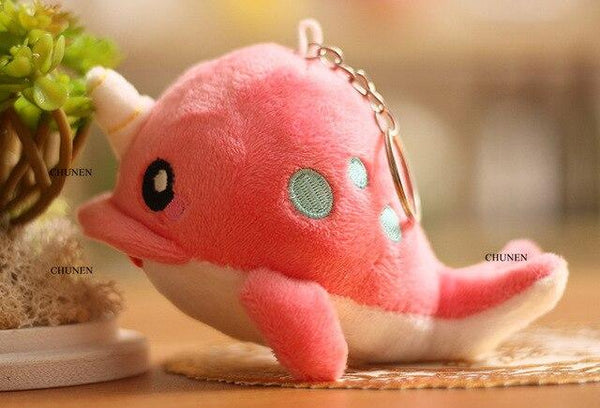 Multi-Designs, Ocean Animal Stuffed Plush Toys , 5-12CM Approx. , Cute Shark Etc. Plush Toys , Stuffed Key chain Plush Dolls