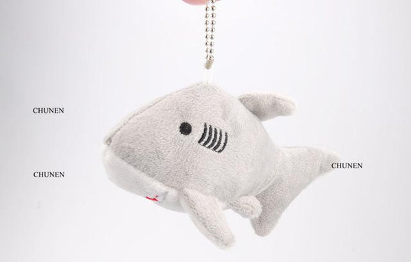 Multi-Designs, Ocean Animal Stuffed Plush Toys , 5-12CM Approx. , Cute Shark Etc. Plush Toys , Stuffed Key chain Plush Dolls