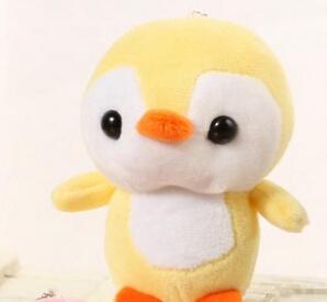 4Styles 10CM Animals Penguin Keychain Dolls Stuffed Plush Toys Small Pendant Dolls for kids gifts