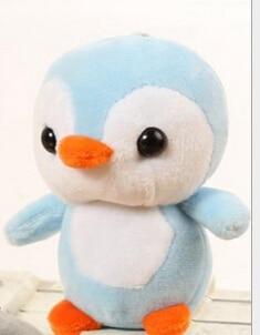 4Styles 10CM Animals Penguin Keychain Dolls Stuffed Plush Toys Small Pendant Dolls for kids gifts