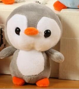 4Styles 10CM Animals Penguin Keychain Dolls Stuffed Plush Toys Small Pendant Dolls for kids gifts