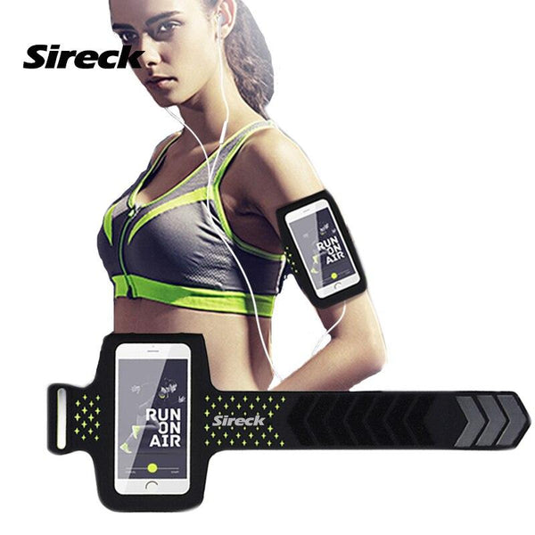 Sireck Running Bag Waterproof Touchscreen Sport Phone Bag For 5.0 Inch Gym Jogging Arm Band Belt Pouch Run Fitness Accessories
