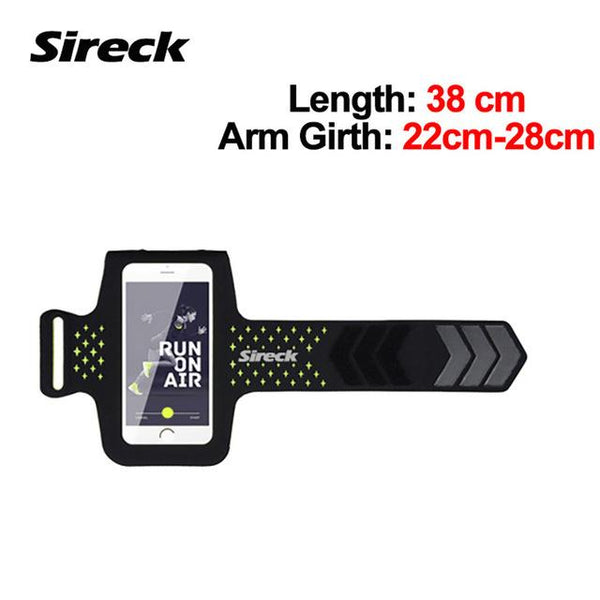 Sireck Running Bag Waterproof Touchscreen Sport Phone Bag For 5.0 Inch Gym Jogging Arm Band Belt Pouch Run Fitness Accessories