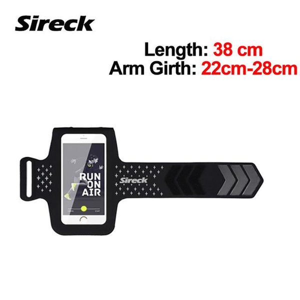 Sireck Running Bag Waterproof Touchscreen Sport Phone Bag For 5.0 Inch Gym Jogging Arm Band Belt Pouch Run Fitness Accessories