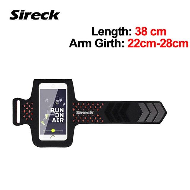 Sireck Running Bag Waterproof Touchscreen Sport Phone Bag For 5.0 Inch Gym Jogging Arm Band Belt Pouch Run Fitness Accessories
