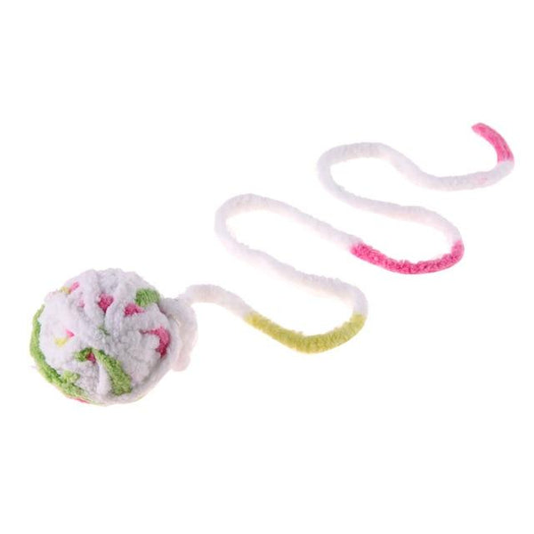 5.5cm Wool Ball Toy Pet Dog Cat Kitten Teaser Playing Play Chew Rattling Scratch Catch Toys Rope Weave Ball