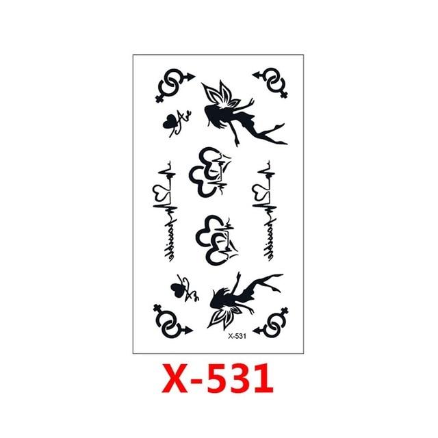 T-049 Multiple patte small pattern cool temporary tattoo sticker female simple line pattern body art new design fake male tattoo