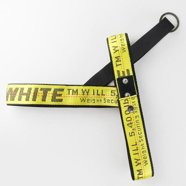 Off White Harness New Nylon Dog Harness Heavy No Pull Harness Quick Control Comfort Pet Harness For Small Medium Large Dog